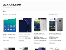 Tablet Screenshot of a1kart.com